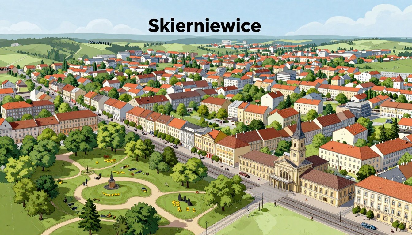 Gdzie leżą Skierniewice
