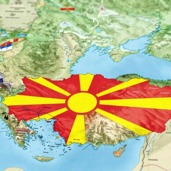 Gdzie leży Macedonia Północna? Położenie kraju na mapie Bałkanów
