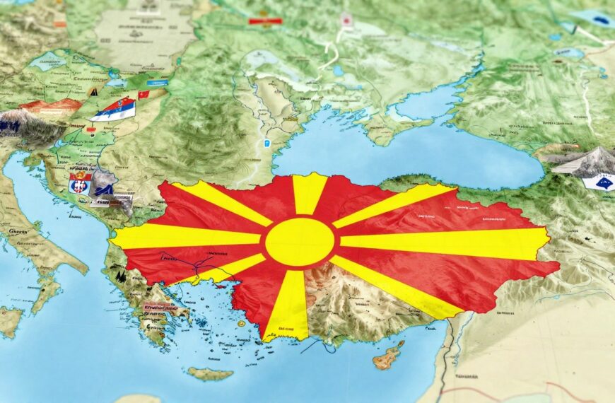 Gdzie leży Macedonia Północna