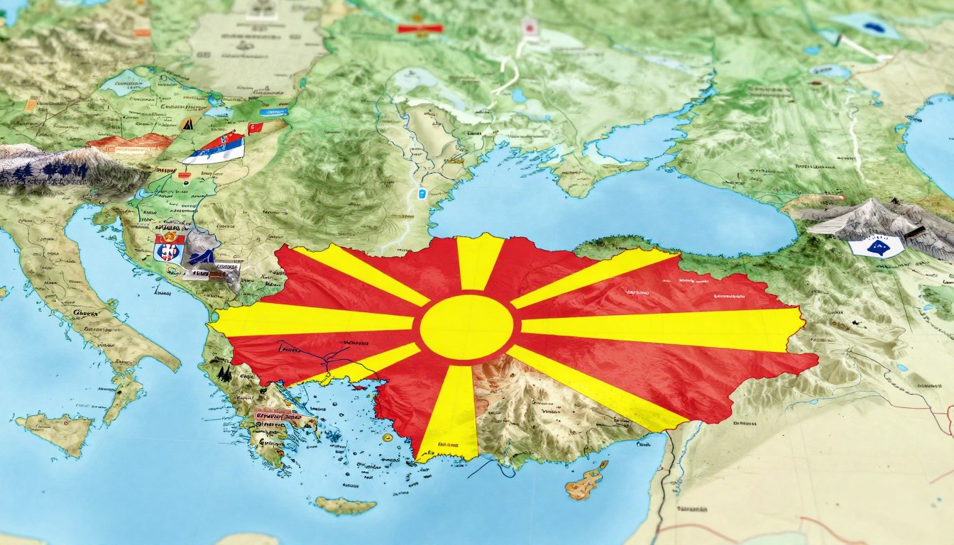 Gdzie leży Macedonia Północna