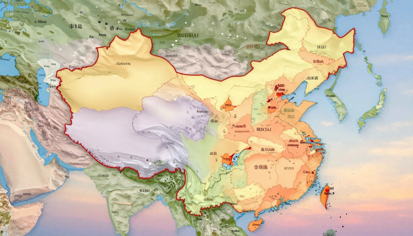 Z kim graniczą Chiny