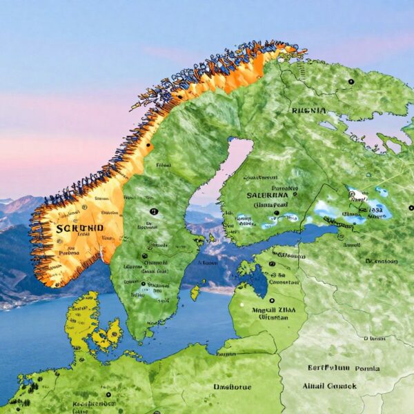 Z kim graniczy Norwegia? Państwa sąsiadujące i granice za kołem podbiegunowym