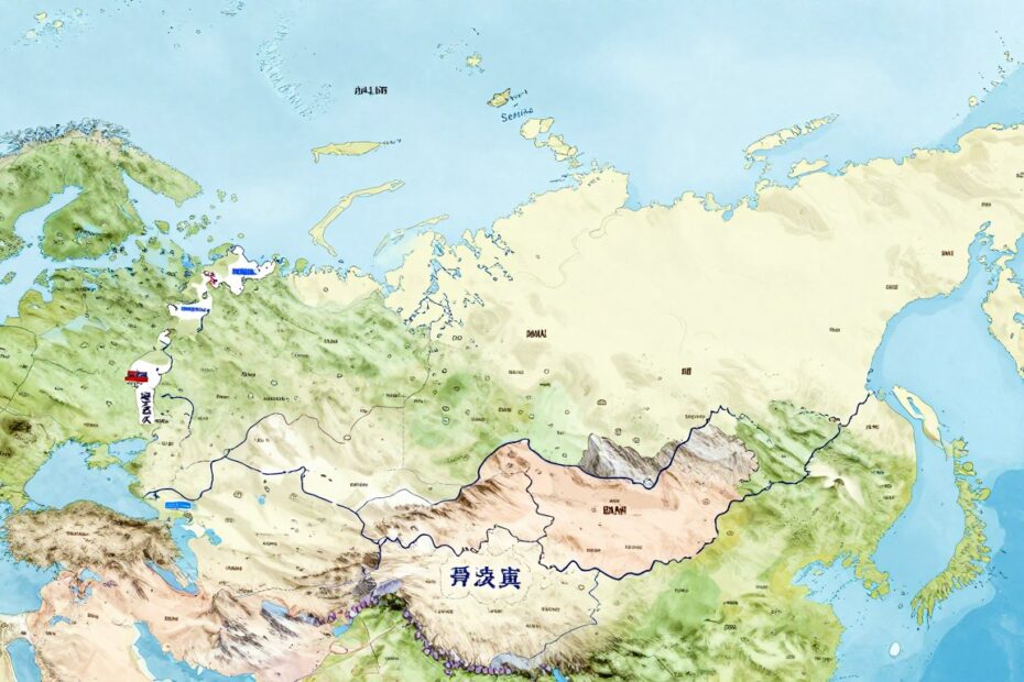 Z kim graniczy Rosja – mapa