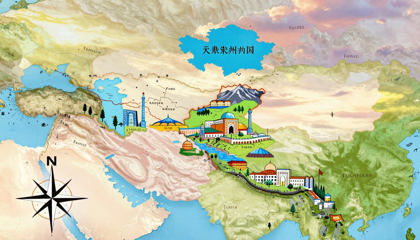 Z kim graniczy Uzbekistan