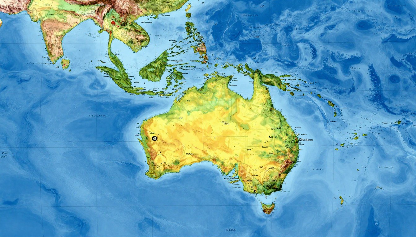 Gdzie leży Australia