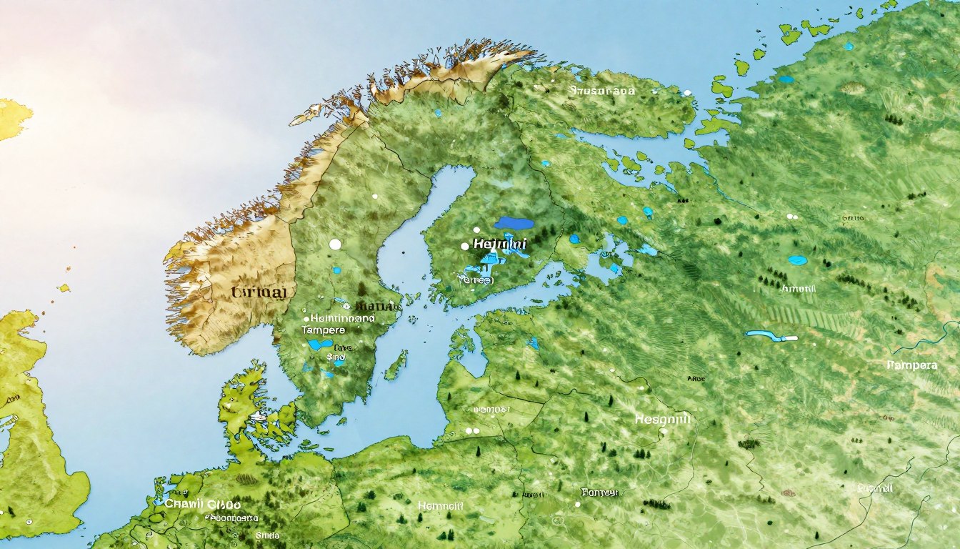 Gdzie leży Finlandia