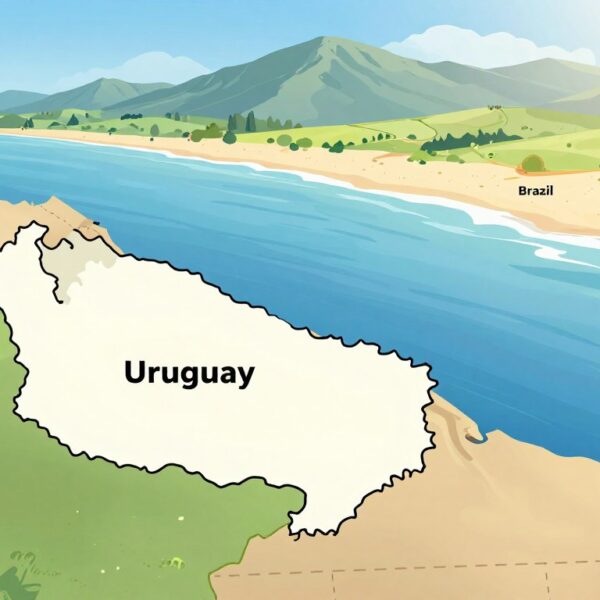 Gdzie leży Urugwaj – położenie między Argentyną, Brazylią i Atlantykiem