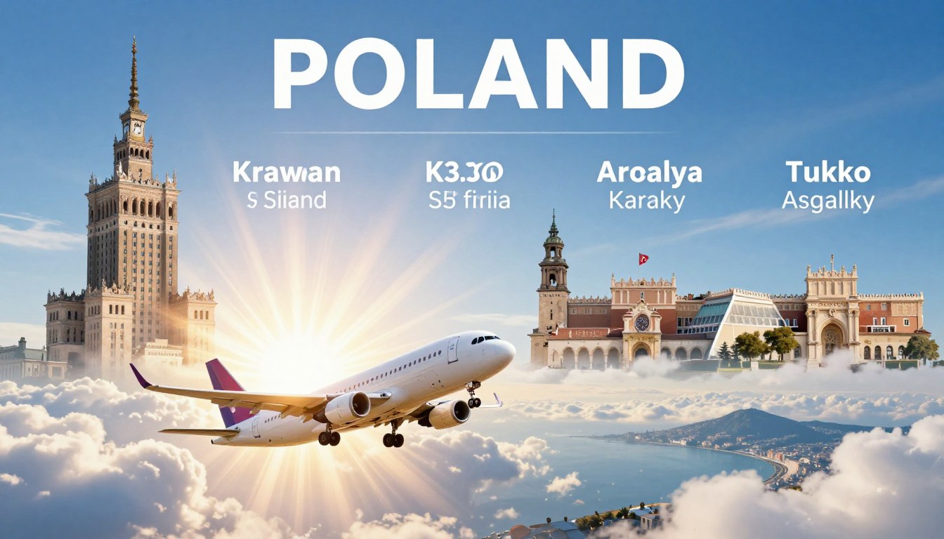 Ile trwa lot do Turcji Antalya? Czas podróży z Polski na Riwierę Turecką