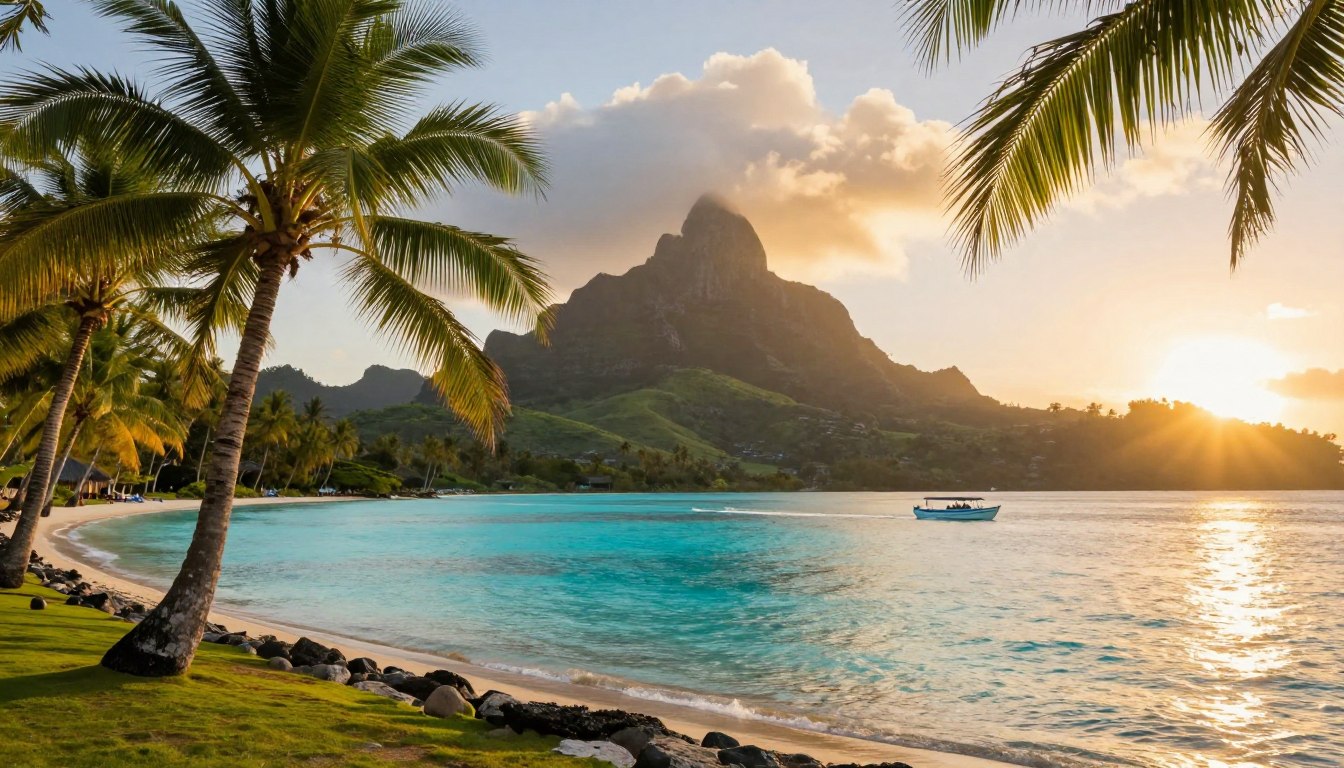 Bora Bora ile trwa lot